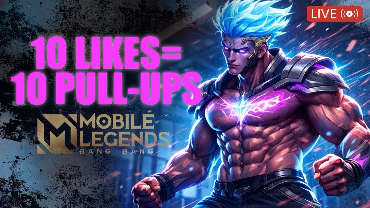 🔥💀10 подтягиваний за каждые 10 лайков 💪🏻РОЗЫГРЫШИ в ТГ канале🔥 - Mobile legends