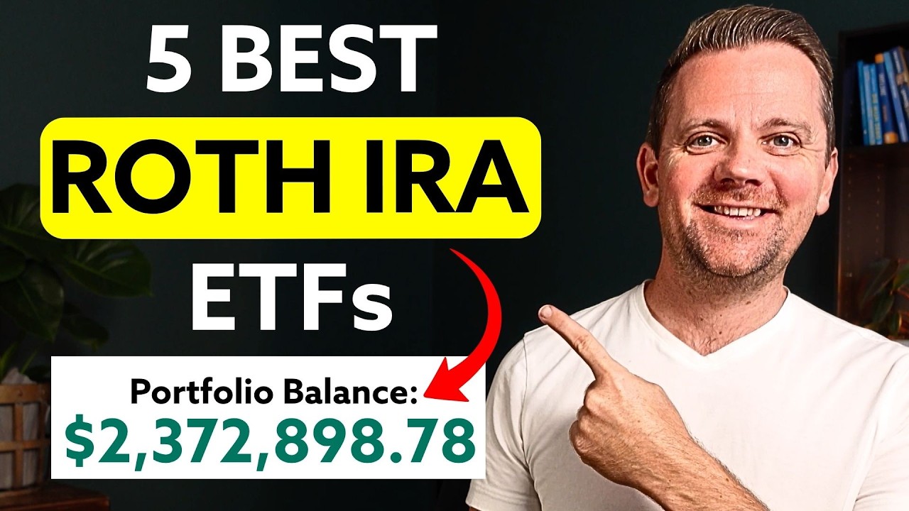 5 ЛУЧШИХ ETF для вашего Roth IRA (налоговые льготы НАВСЕГДА!)