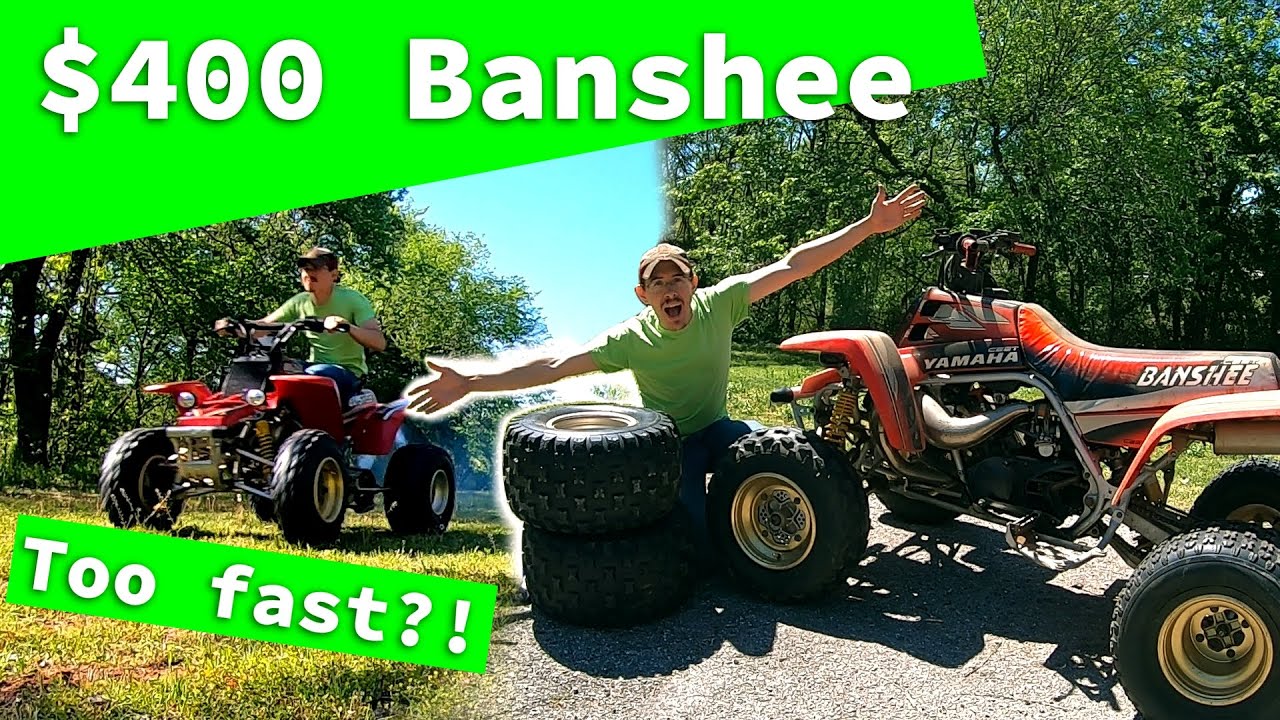 I fixed the two BIGGEST problems with my $400 Yamaha Banshee! Is it faster now?