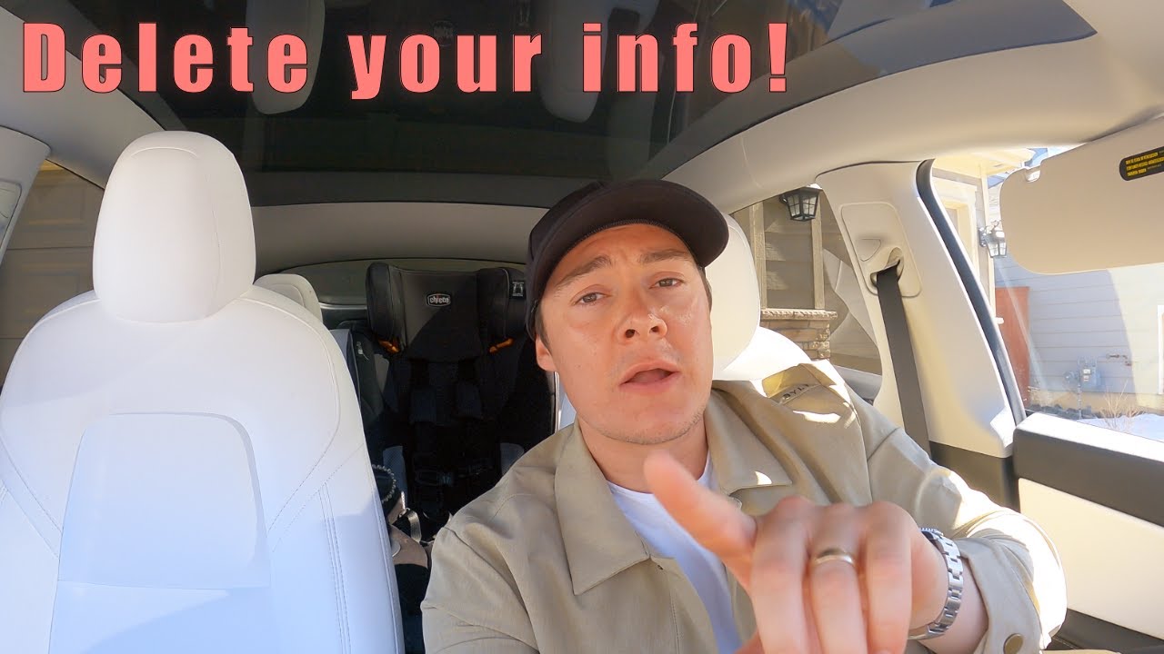 Советы по продаже подержанной Tesla: удалите личную информацию