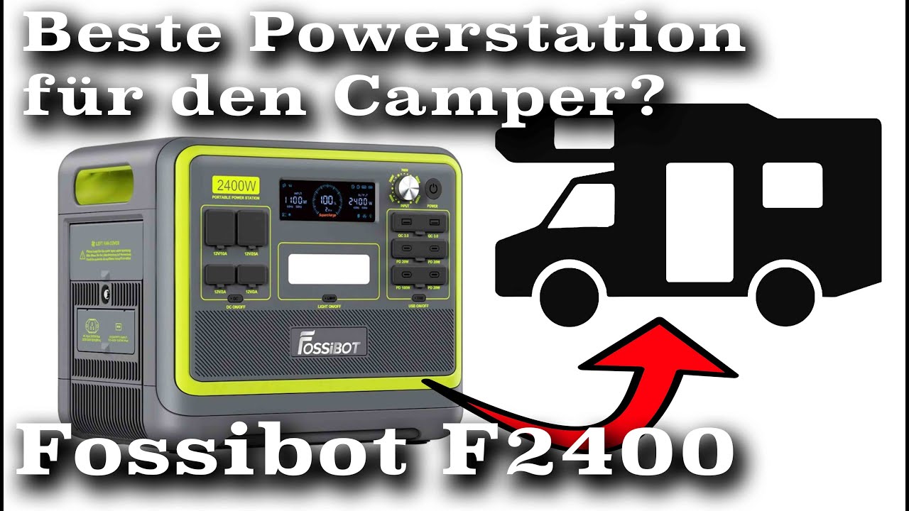 Fossibot F2400 | Geekmaxi.com | POWER-Station mit coolen Gimmicks | michaswerkstatt
