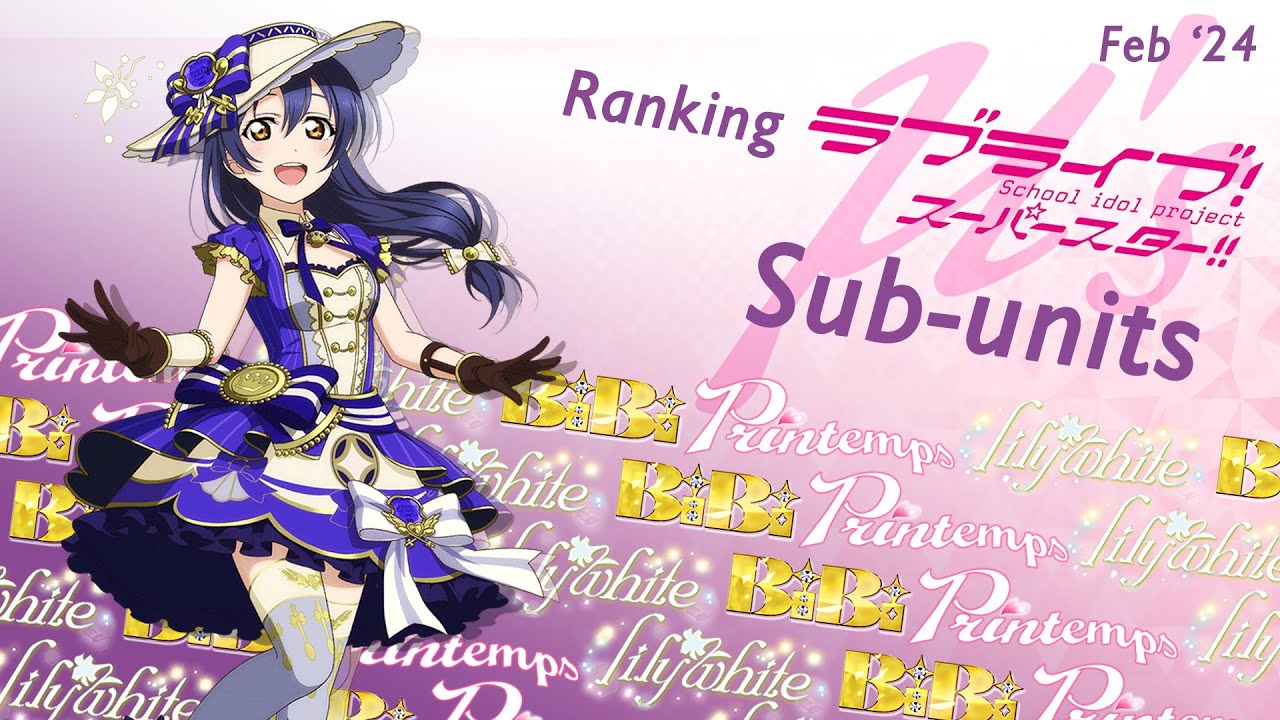 Ranking μ's Subunit Songs | Love Live! School idol project