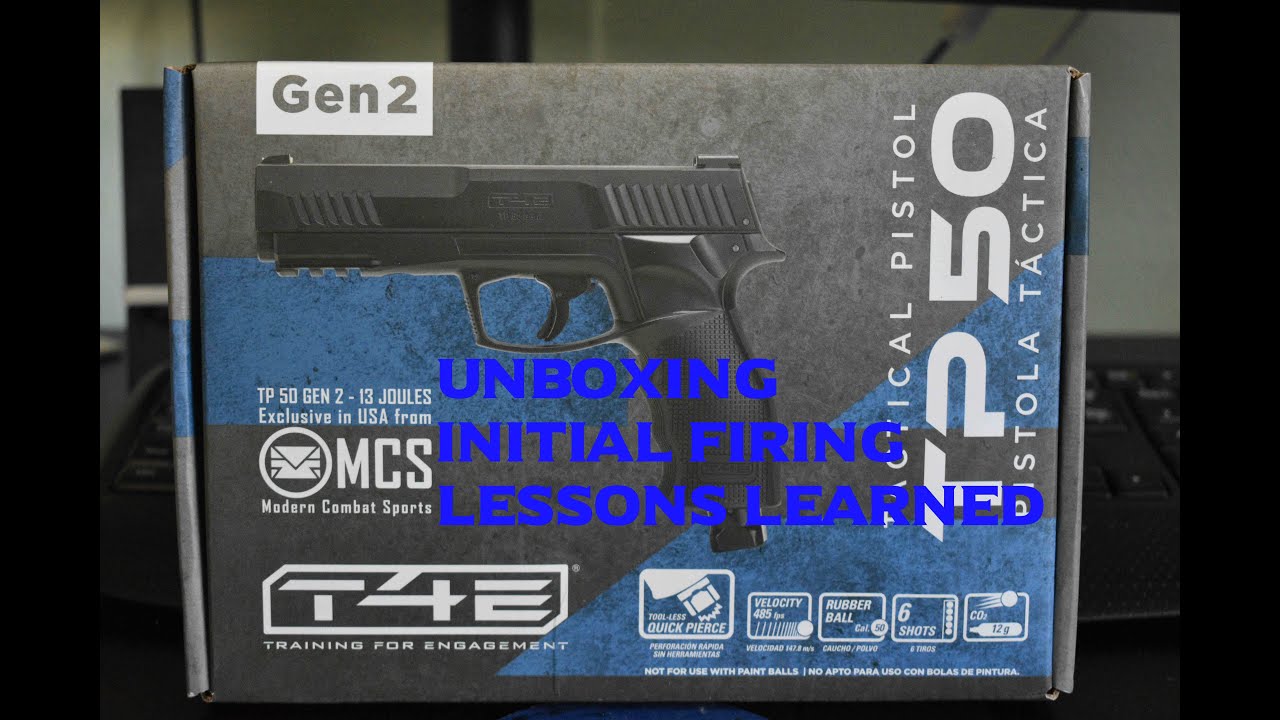 T4E TP 50 Unboxing/First Shooting!  I'm new to the Less Lethal Marker/Launcher World...I dive in!