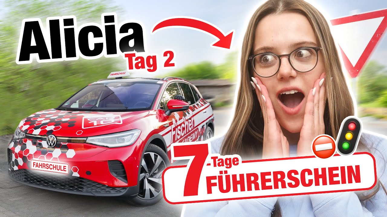 Ab auf die Straße 🚘🚦⛔️ Tag 2 - Alicia Vlog | Fischer Academy - Die Fahrschule