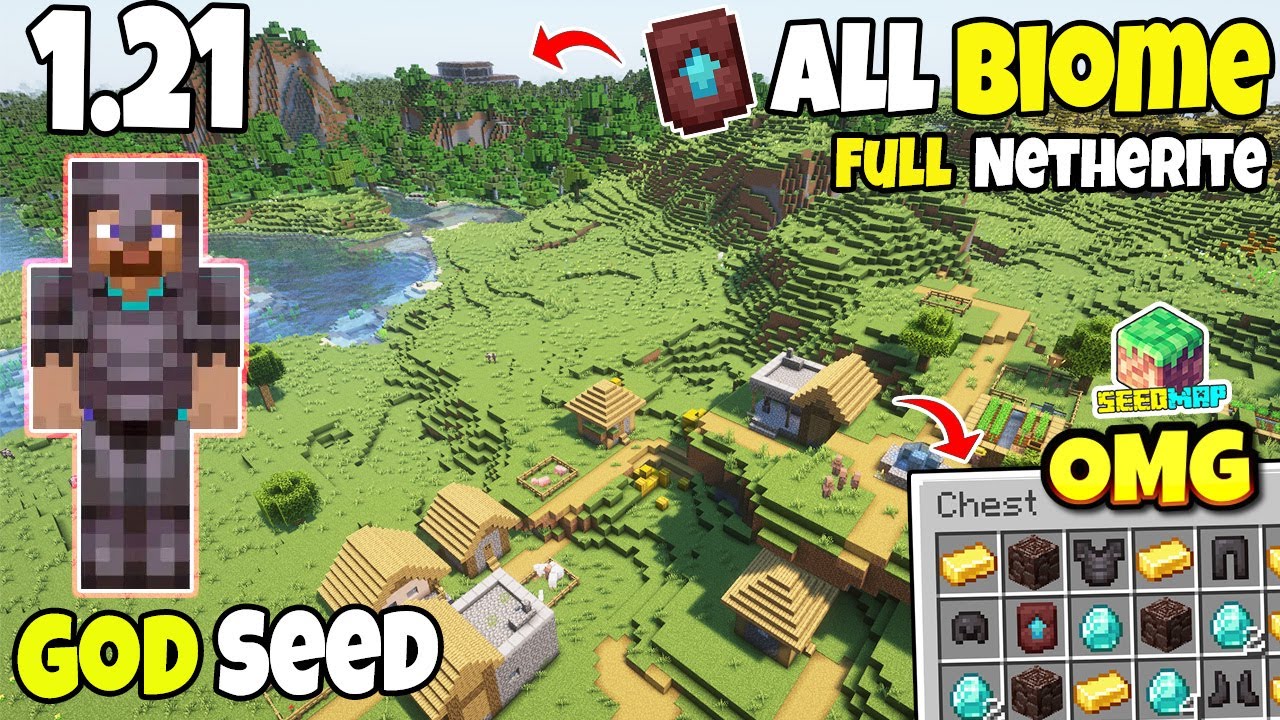 🔥Ultimate (God Seed) For Minecraft 1.21.101 Bedrock And PE | All Biomes Seed | Minecraft Seeds
