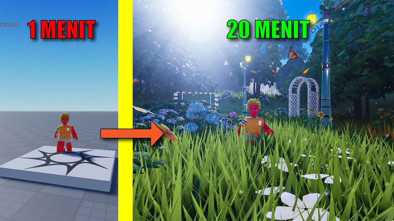 TUTORIAL BIKIN MAPS GUNUNG ROBLOX STUDIO I 15MENIT!