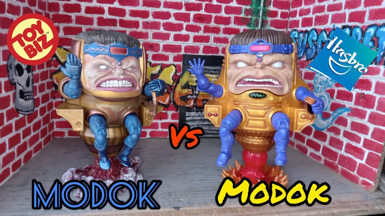 Modok de Toybiz vs Modok de Hasbro.