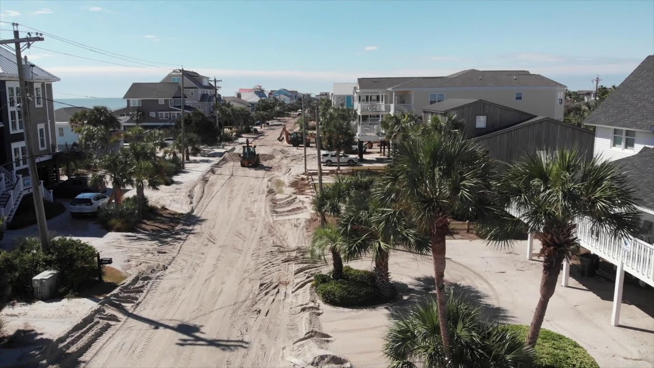 Hurricane Ian damage at Garden City Beach