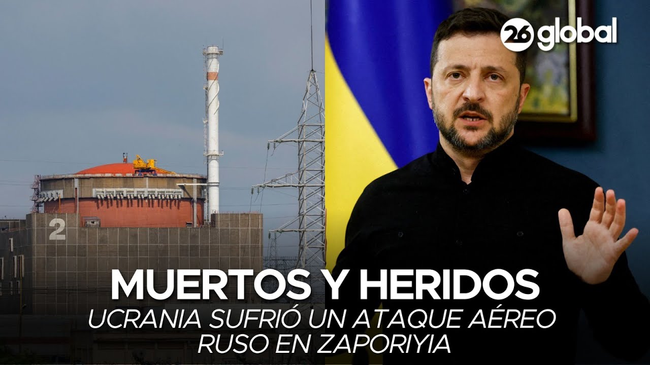 🚨 MUERTOS Y HERIDOS | UCRANIA sufrió un ATAQUE AÉREO RUSO en ZAPORIYIA | #26Global