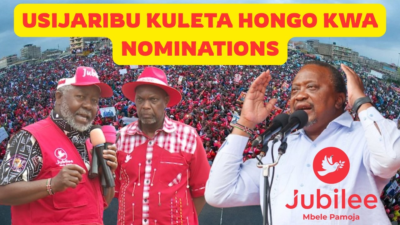 Don't dare bring bribes for nomination ticket Former President Uhuru's Jubilee party warns aspirants