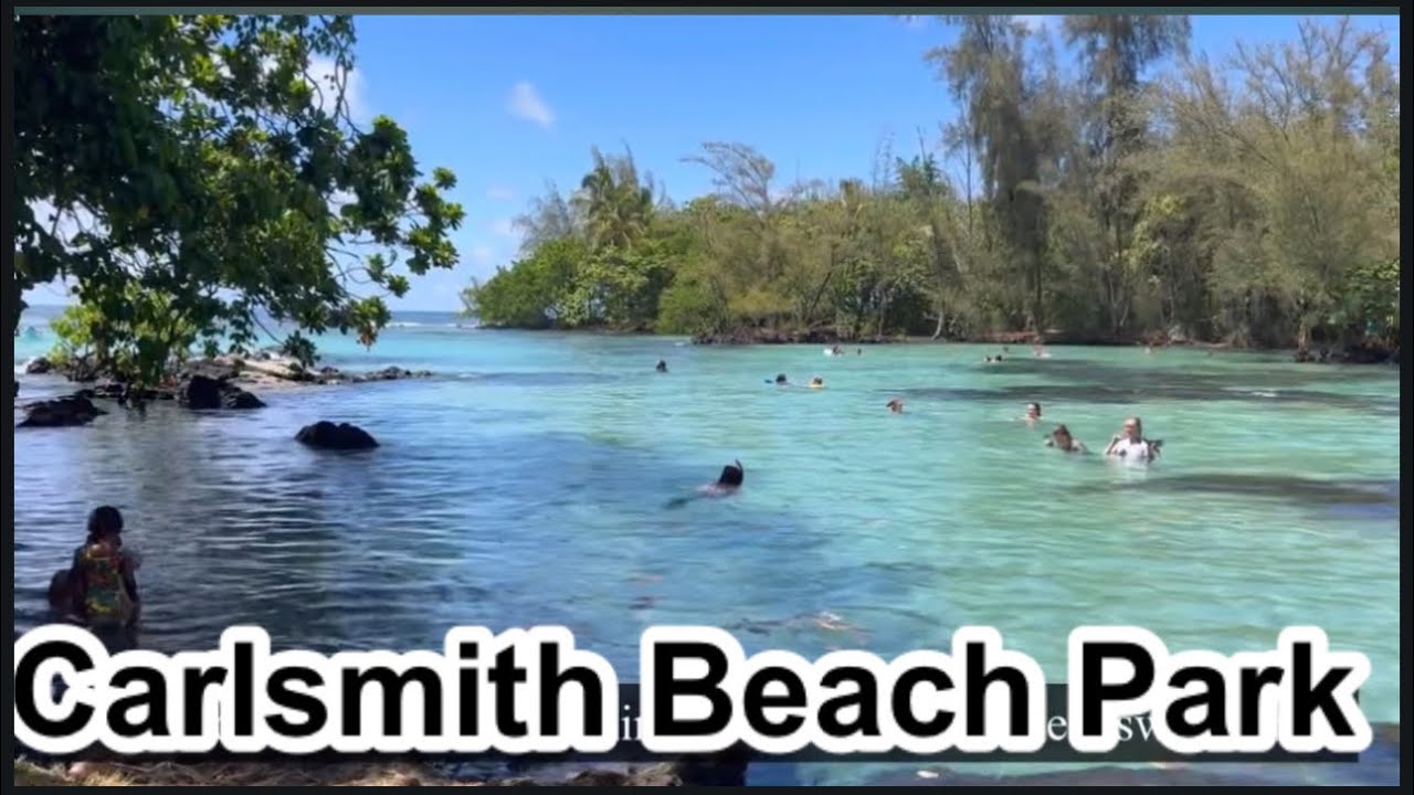 CarlSmith Beach Park most beautiful beach in Hawaii Big Island