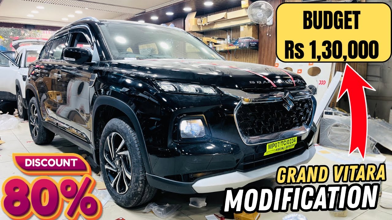 Grand Vitara Sigma Ki Rs1Lakh30Hazar Wali Modification | Grand Vitara Sigma To Alpha Modified 