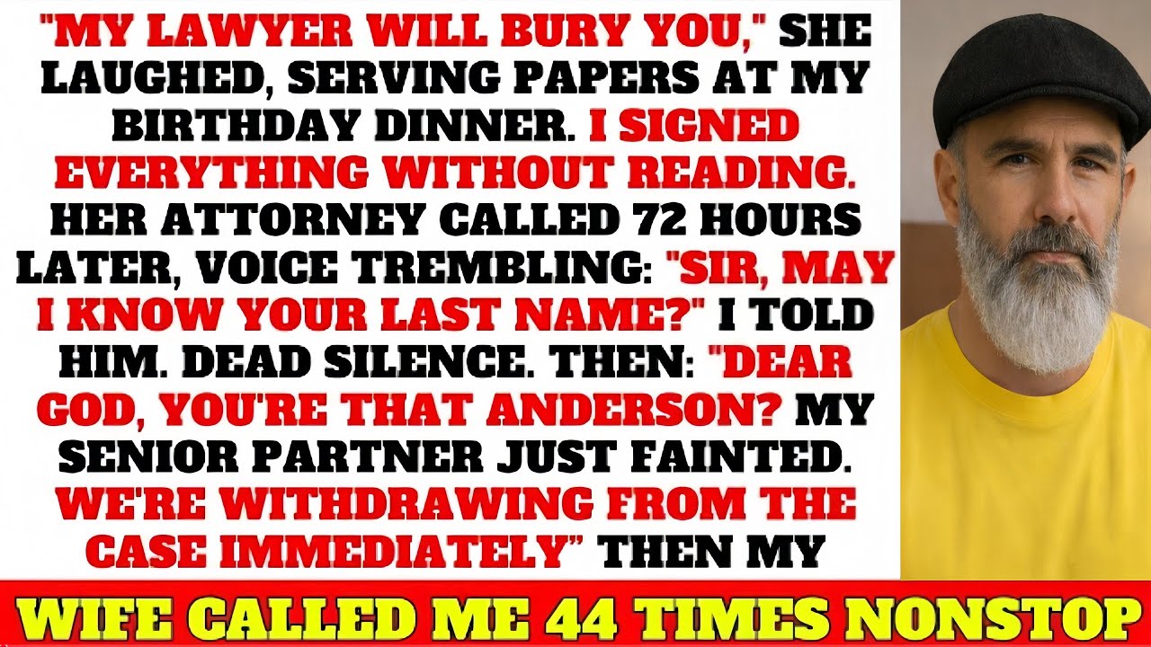 I Signed the Divorce Papers Without Reading Them… Her Lawyer Called Back Shaking