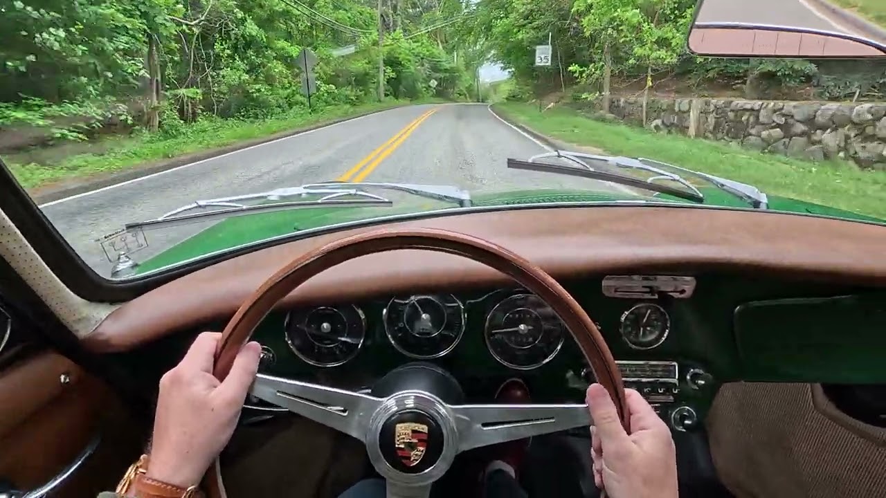 1965 Porsche 356 C Coupe Driving Video
