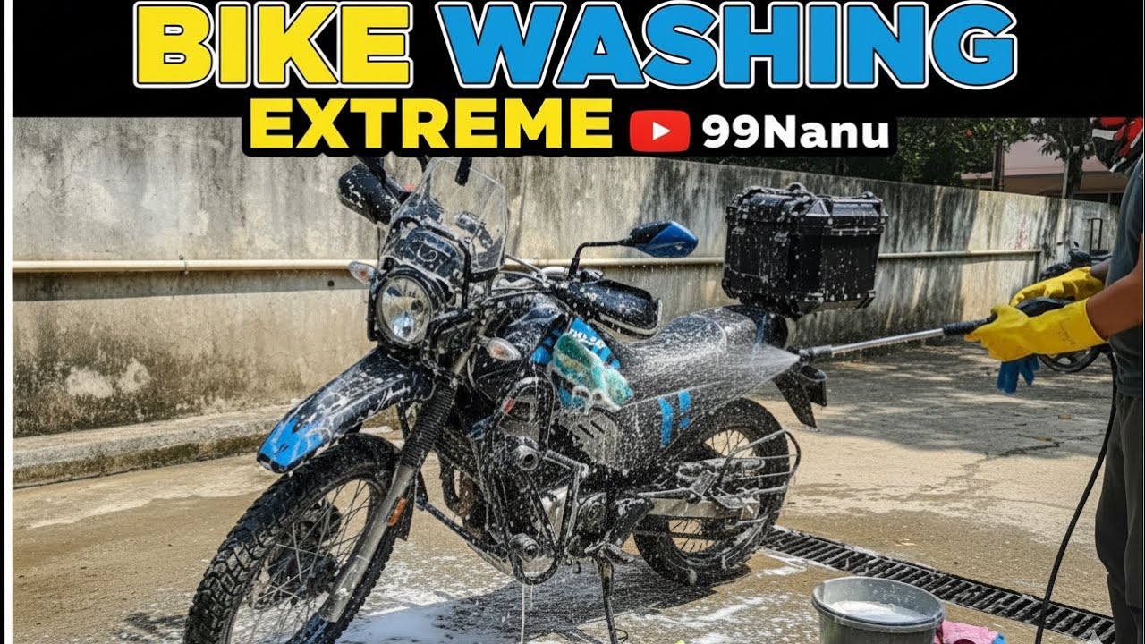 Xplus 200 4V washing and Air filter cleaning🚦#99nanu #xpulse200 #modified #1k #herobike #adventure 