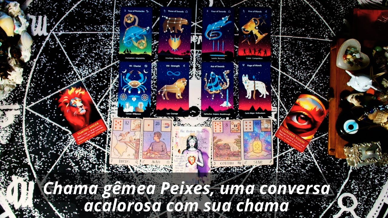 Chama gêmea Peixes, uma conversa acalorosa com sua chama