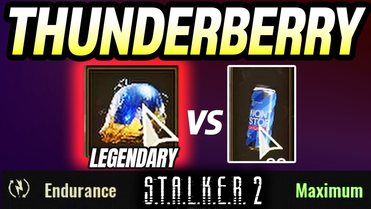 Stalker 2: Why THUNDERBERRY is THE BEST Legendary Artifact - MAXIMUM Stamina Restoration Speed!