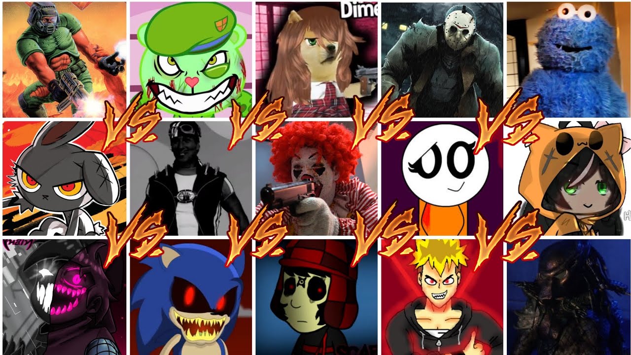 Versus de 15 Personajes (Pedido Por @terrordromeman2264) (Parte 2)