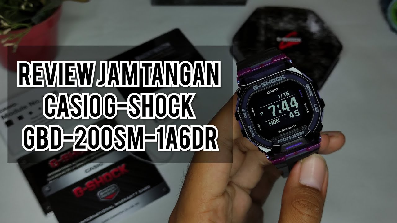 REVIEW JAM TANGAN G-SHOCK GBD-200SM-1A6DR