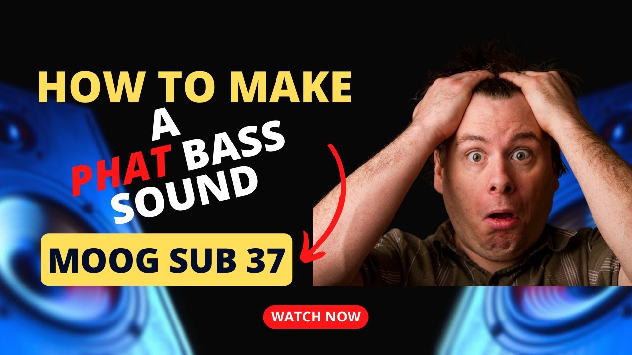 Bass sound design from scratch using the Moog Subsequent 37!