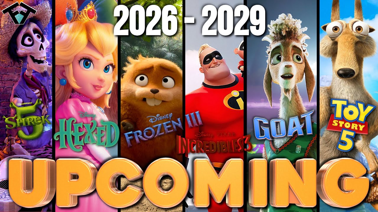 Upcoming Animated Movies 2026-2029