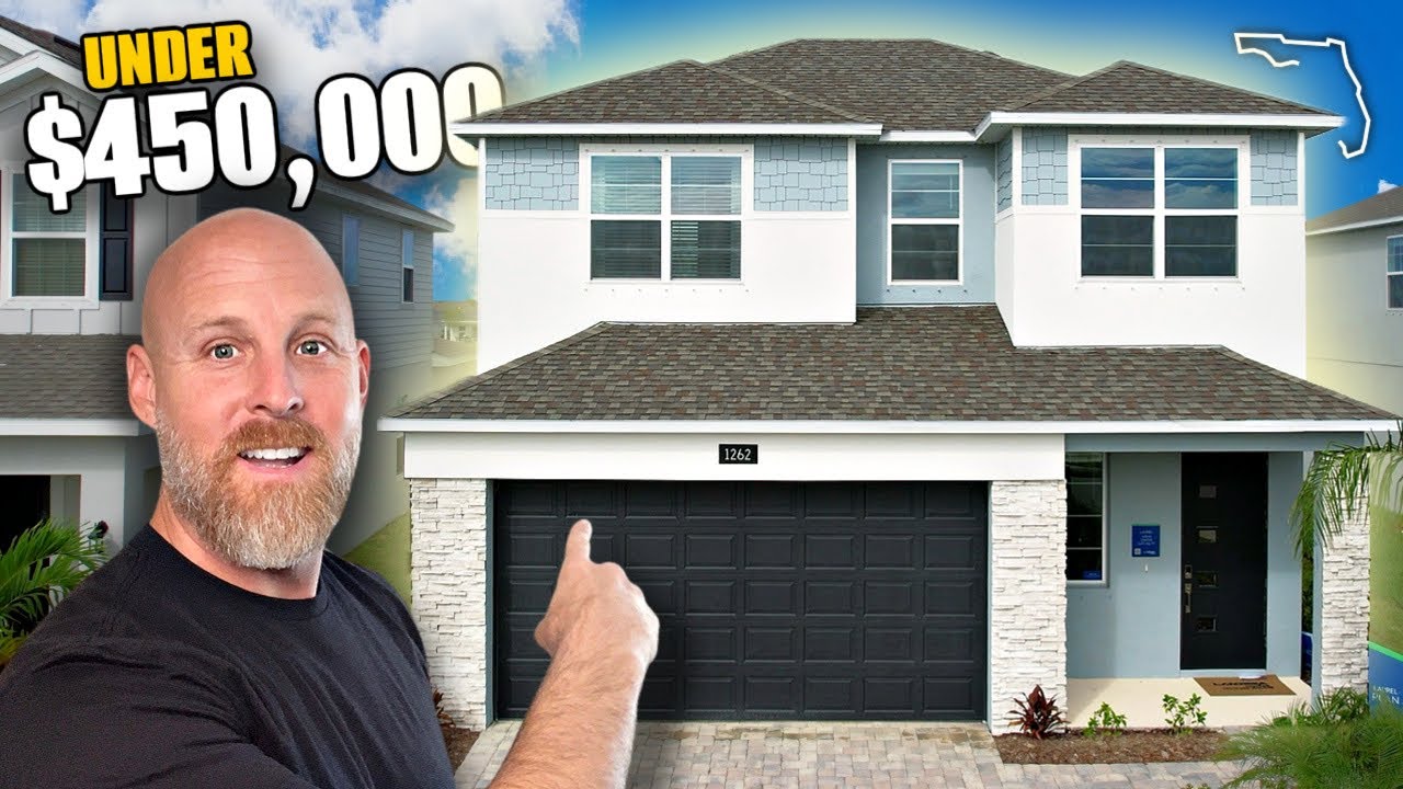 🤩 New Homes Palm Bay UNDER $450k // Touring the Landsea Homes Laurel in Gardens at Waterstone