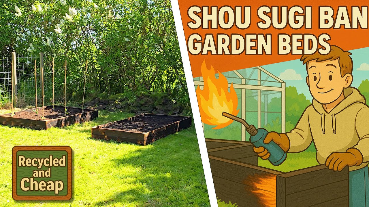 Trash to tressure and Growing food in it - Garden Beds