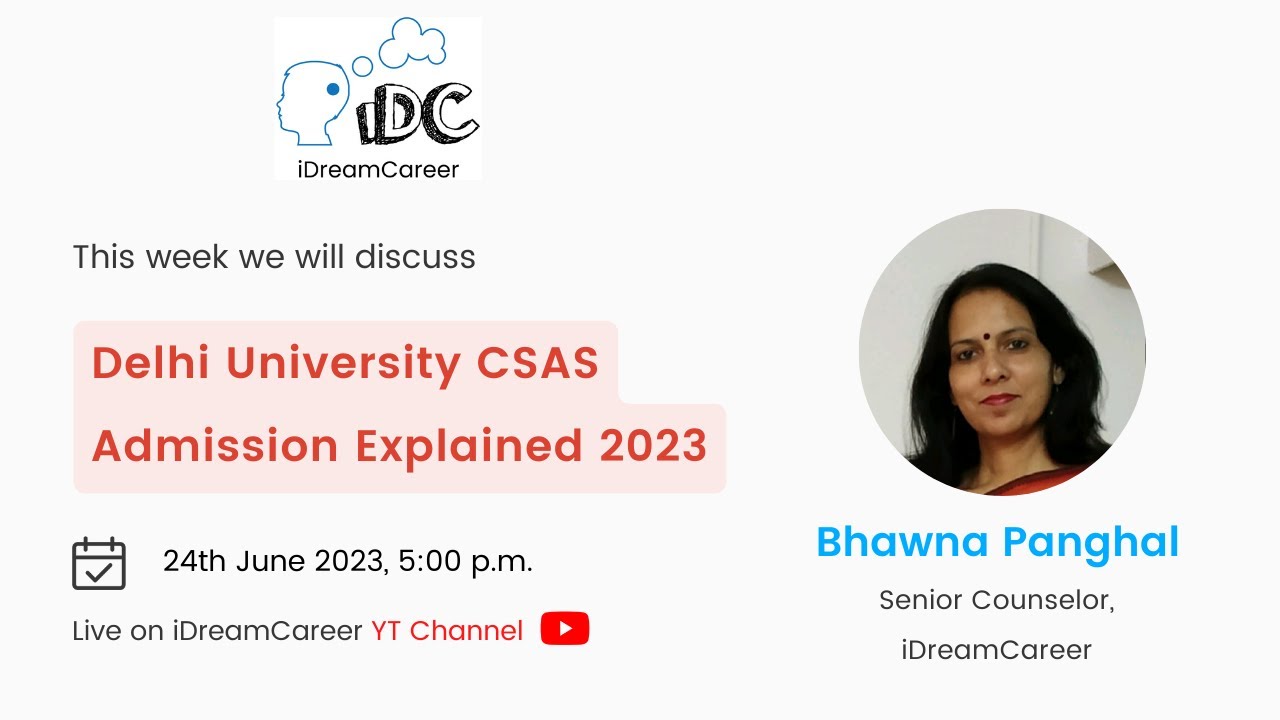 DU CSAS Process Explained | Delhi University Admission 2023