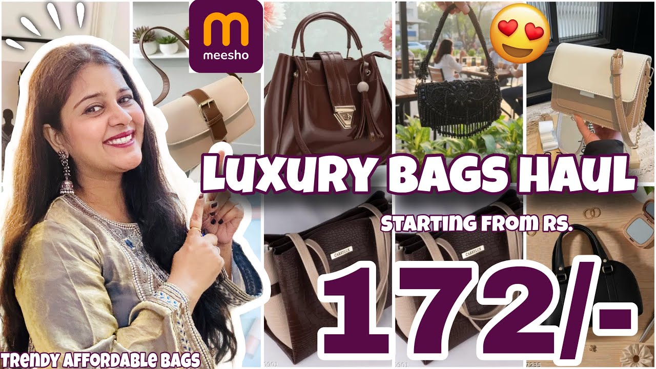 👛👜Meesho Affordable Bags Haul 💼 Under ₹500! Must Buy Bags! #meesho @prishachics