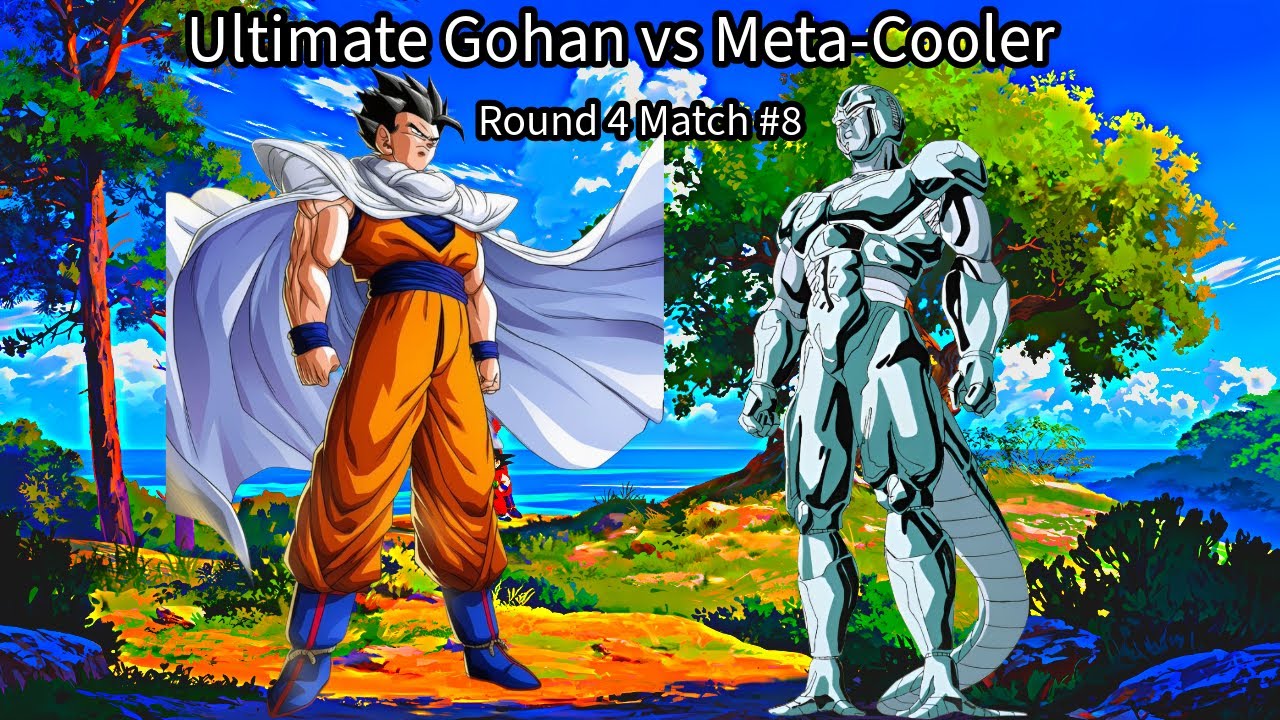 Round 4 Match #8: Ultimate Gohan vs Meta-Cooler (Dragon Ball Raging Blast 2 Ultimate Tournament)