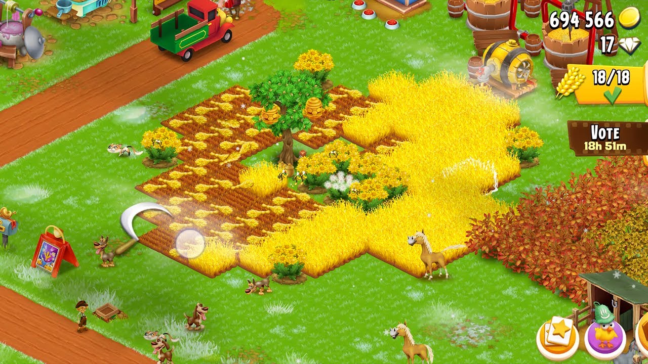 Hay Day ROAD to LEVEL 100 #20 - Gameplay Level 48 (Close to the Next Level)