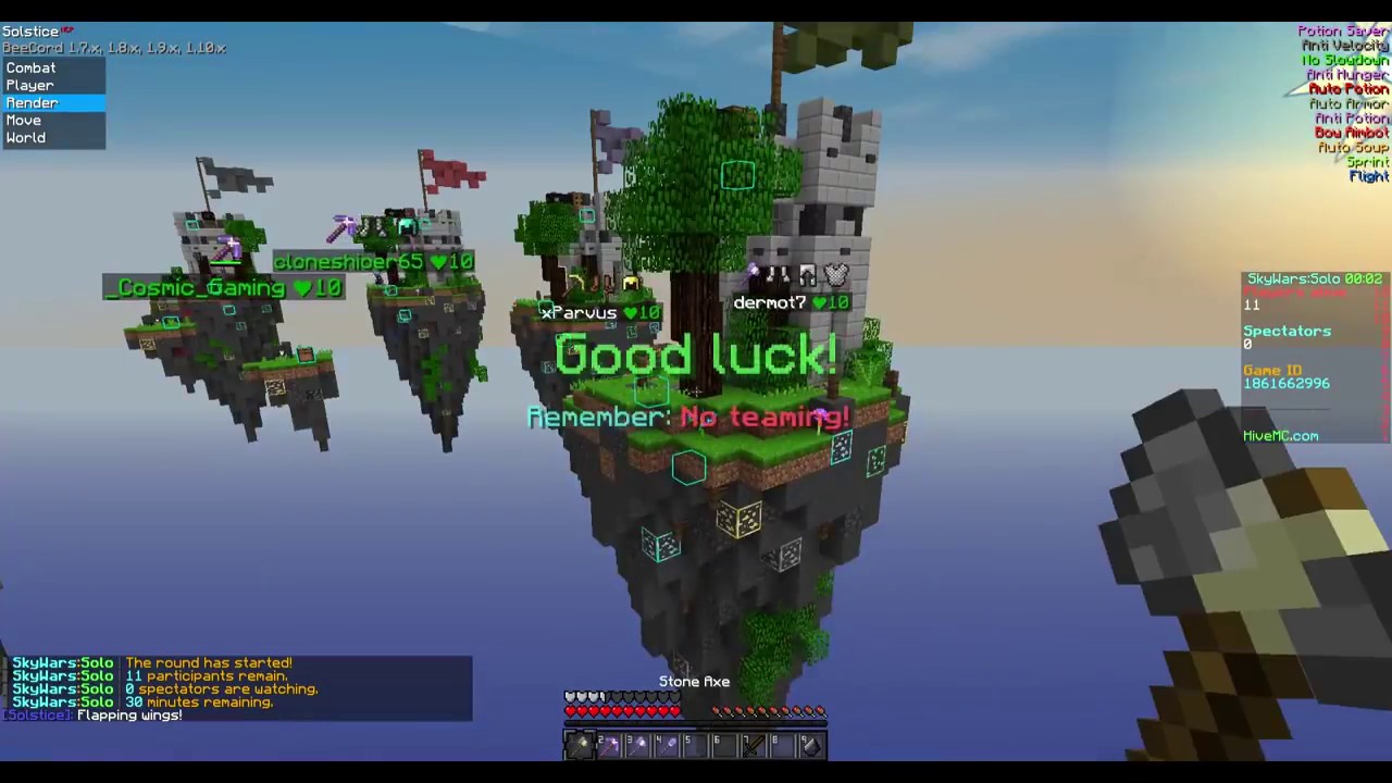 Приватный чит для minecraft 1 8 Solstice 4 5 Скачать