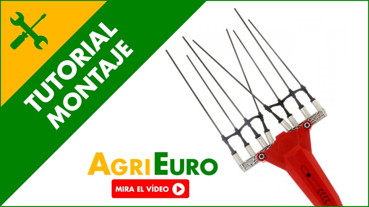 Montaje Vareador eléctrico batería GeoTech Olive Picker 550