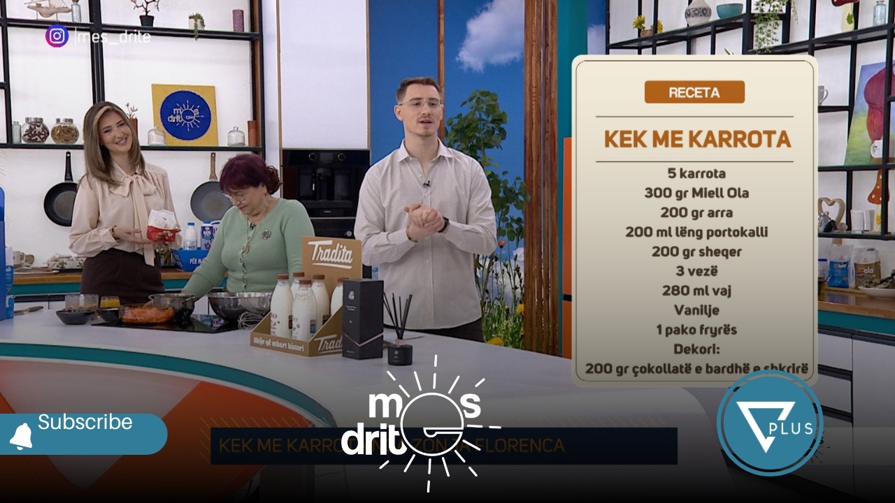 Kek karrota i butë dhe shumë i shijshëm nga Zonja Florenca - 