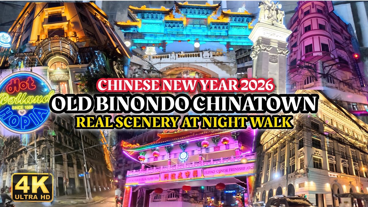 Old Binondo Manila Chinatown at Night Chinese New Year 🧧 2026 