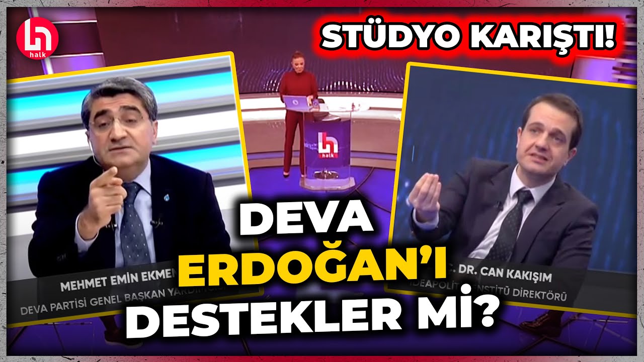 Can Kakışım'ın 'DEVA Erdoğan'ın anayasasını destekler mi?' sorusuna Ekmen sert tepki gösterdi!