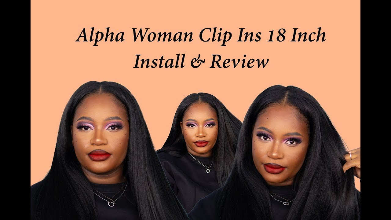 Alpha Woman Clip Ins 18 Inch