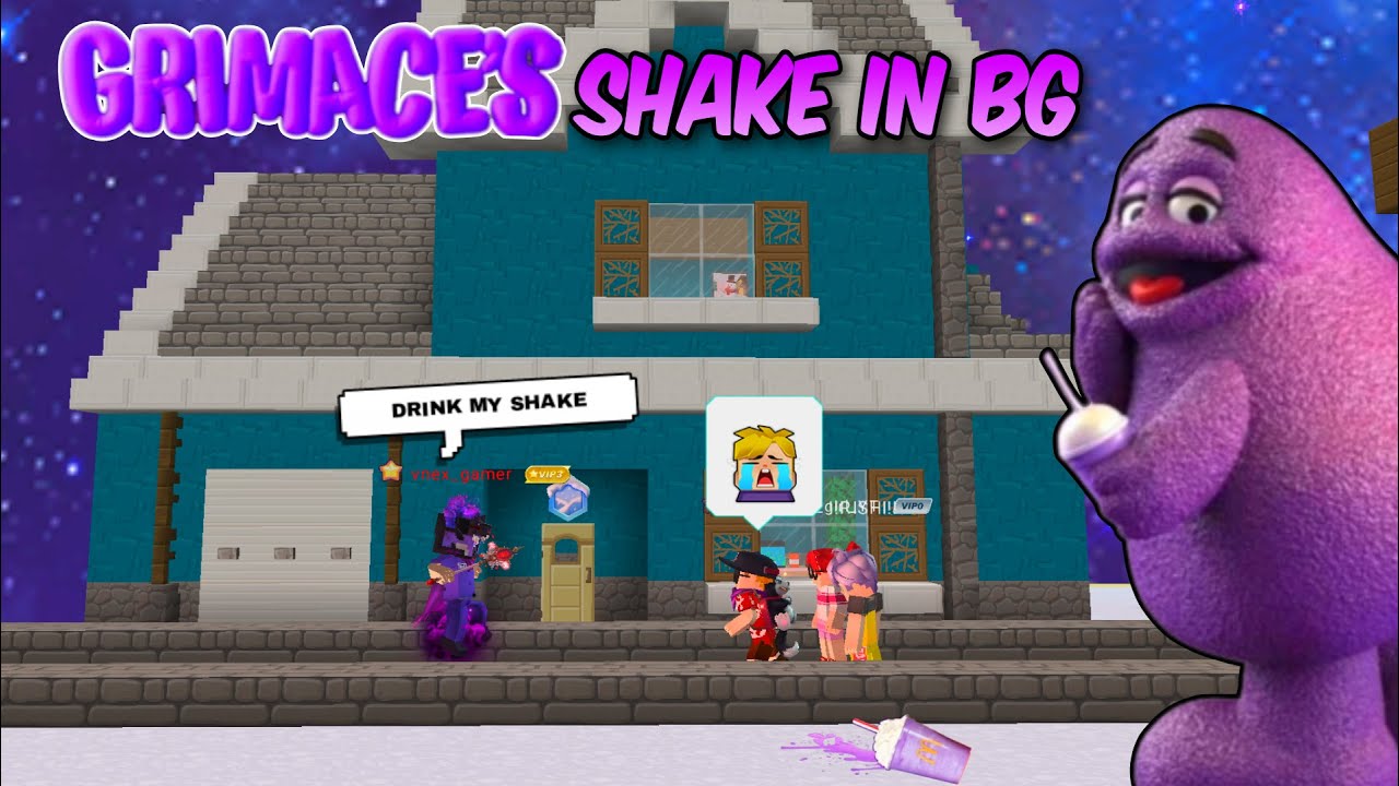 Grimace Shake in Blockman Go