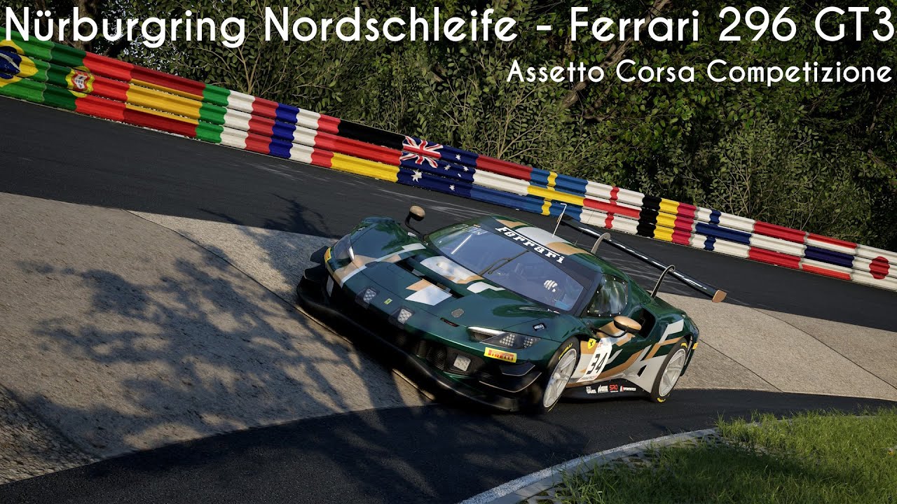 My First Lap of the ACC Nürburgring Nordschleife - Ferrari 296 GT3