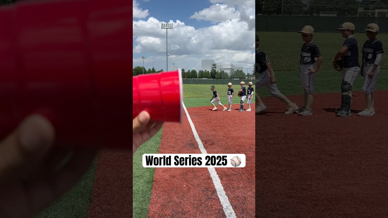 This is how my travel ball team pulled up to the World Series ⚾️ #baseball #travelball #worldseries