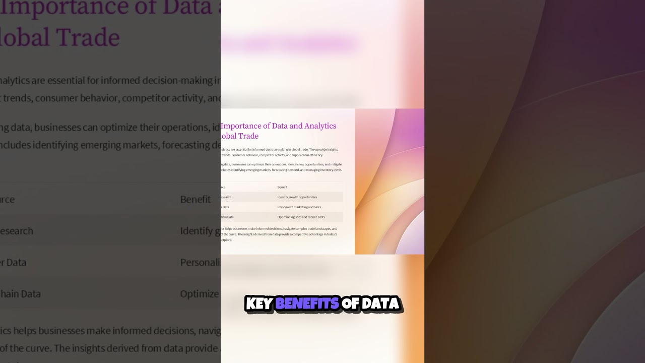 Unlocking Global Trade Success with Data Magic 📊✨