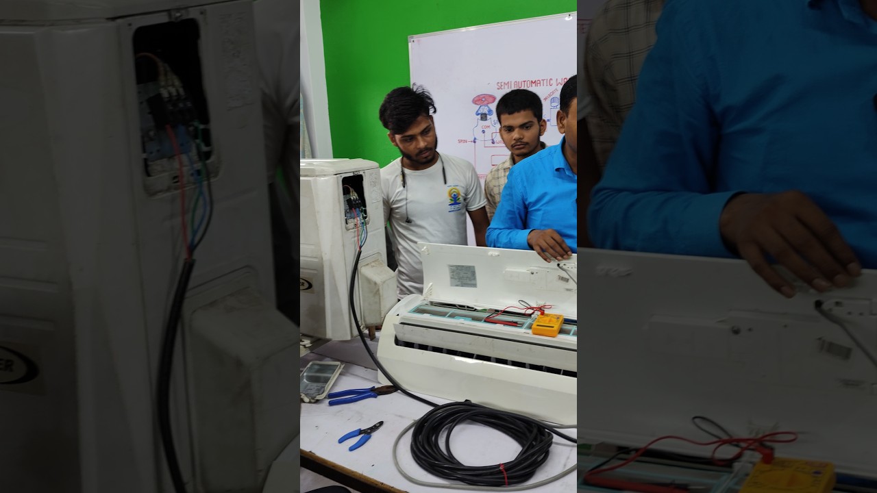 Inverter AC mein communication voltage#airconditioner#voltage #elctrician