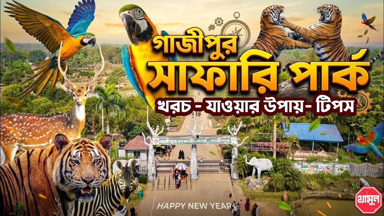 Gazipur Safari Park | কাছ থেকে বন্যপ্রাণী দেখার অভিজ্ঞতা | বাংলাদেশের ১মাত্র সাফারি পার্ক ভ্রমণ গাইড