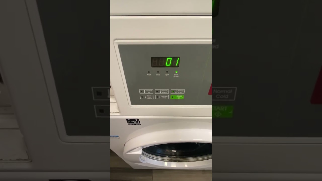 Huebsch Front-Load Washer Unlocking at the End of the Cycle