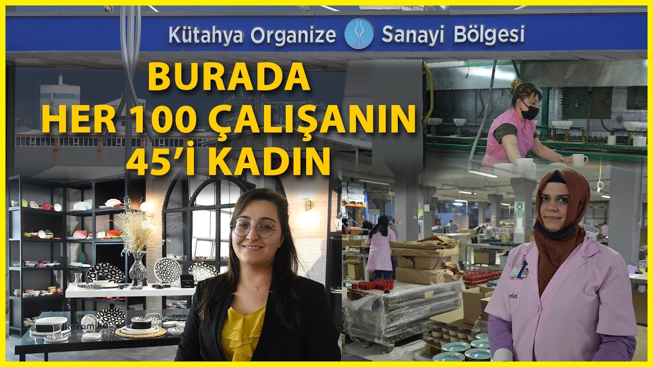 Kütahya OSB’de Çalışan Her 100 Kişiden 45’i Kadın