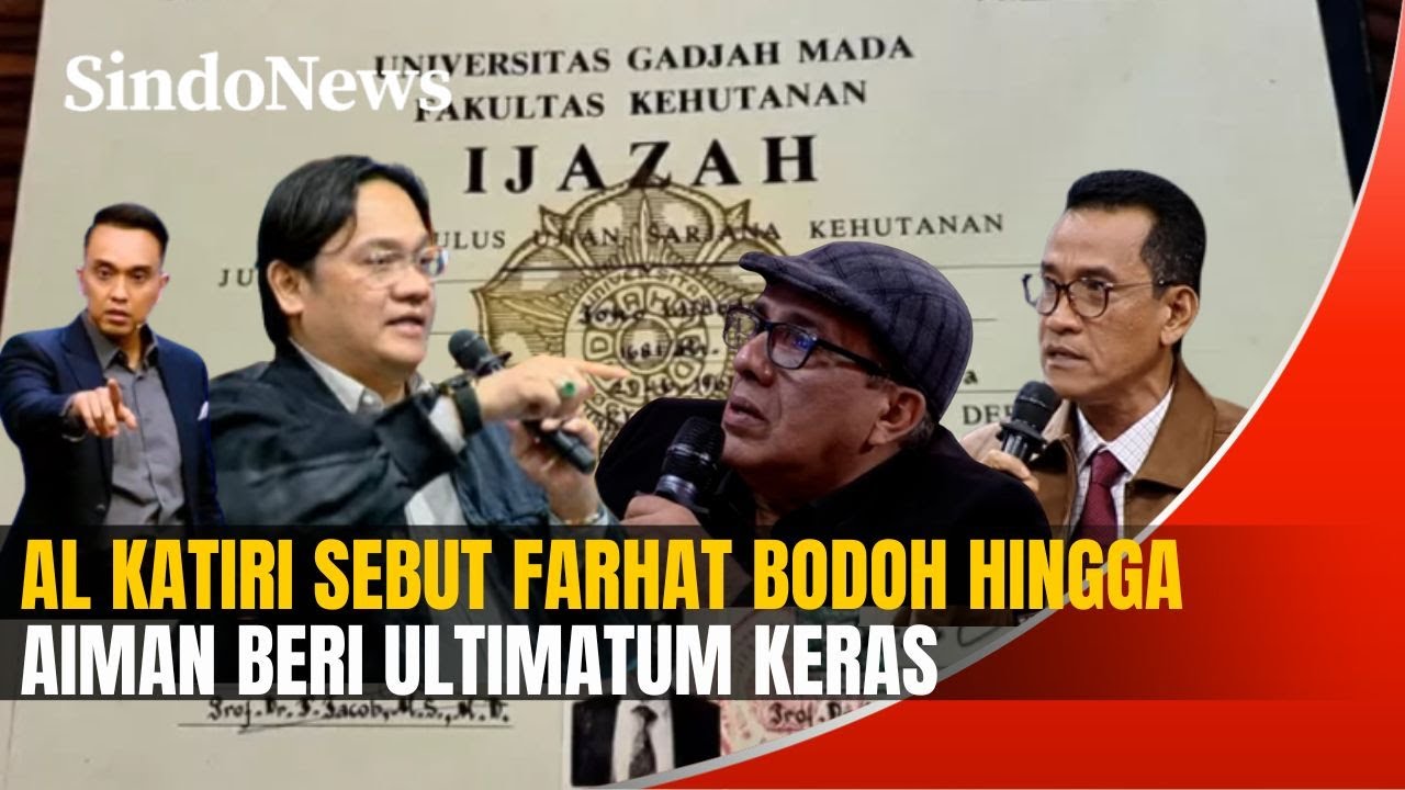 Farhat Abbas Terdiam Disebut Bodoh Oleh Al Katiri, Refly Bereaksi hingga Aiman Layangkan Ultimatum