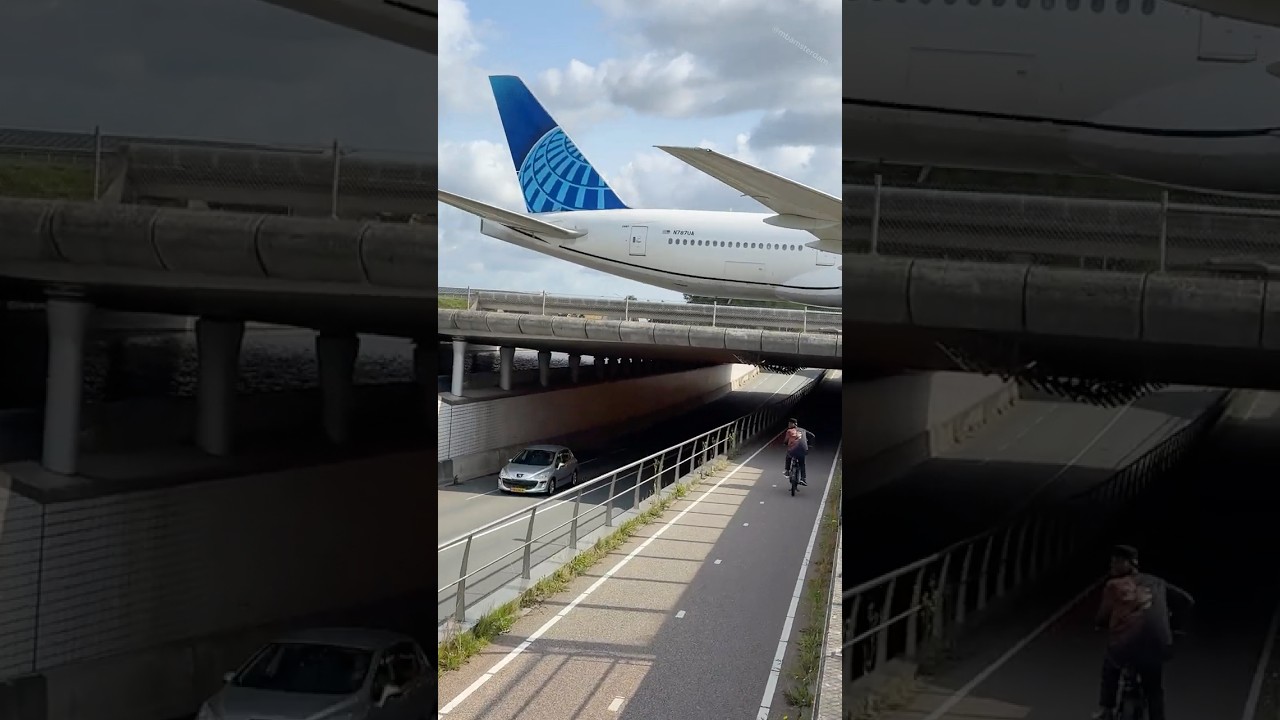 BOEING 777 UNITED AIRLINES (SAN FRANCISCO TO AMSTERDAM) LANDED SCHIPHOL AIRPORT N787UA / UA968