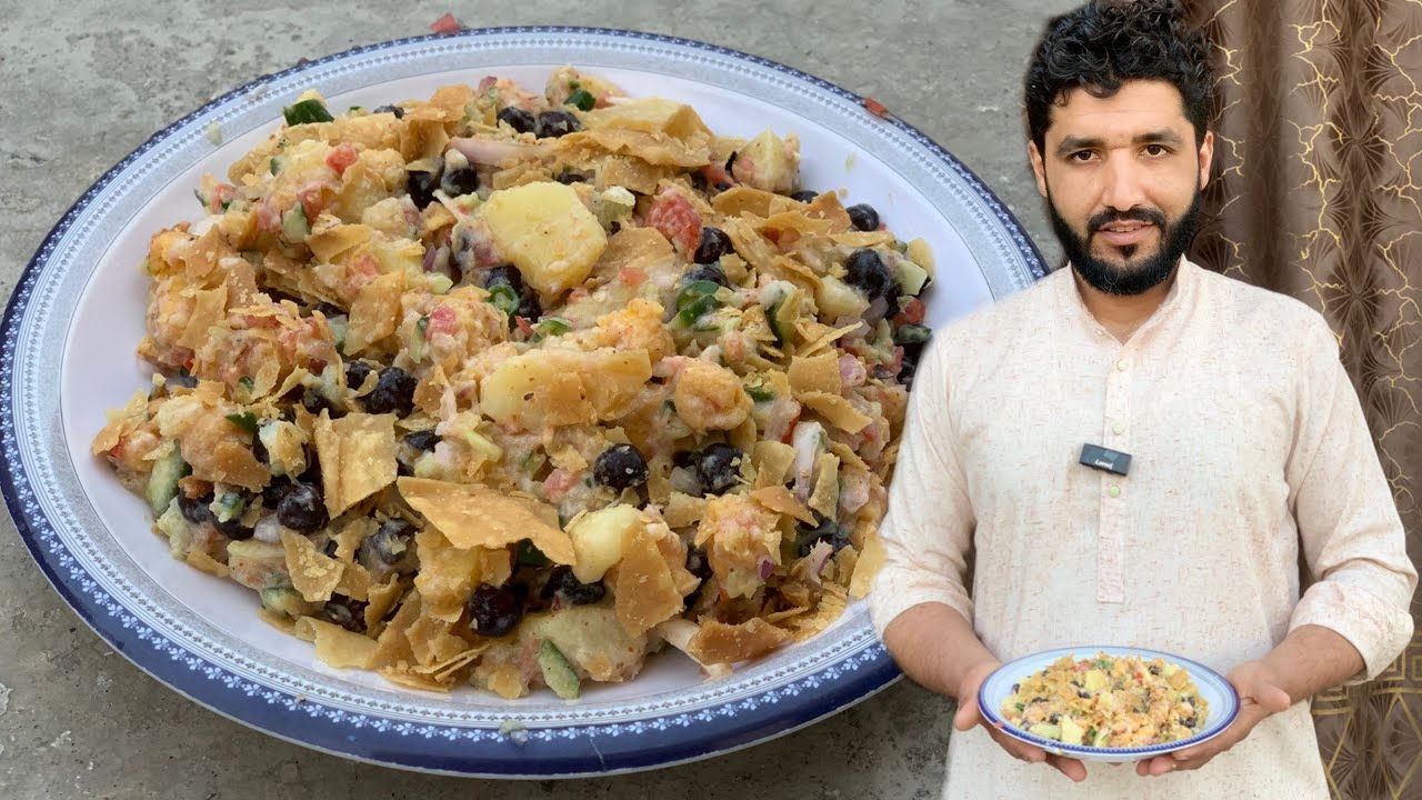 Balack Chana Chaat Recipe || کالا چنا چاٹ || iftar Recipe by Desi Khana M.A 