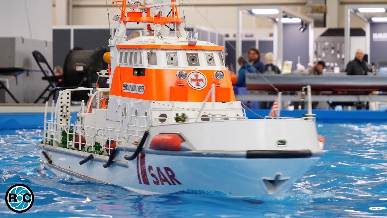 GIANT SPECIAL RC MODELS  SEA RESCUE CRUISER INTERMODELLBAU 2019