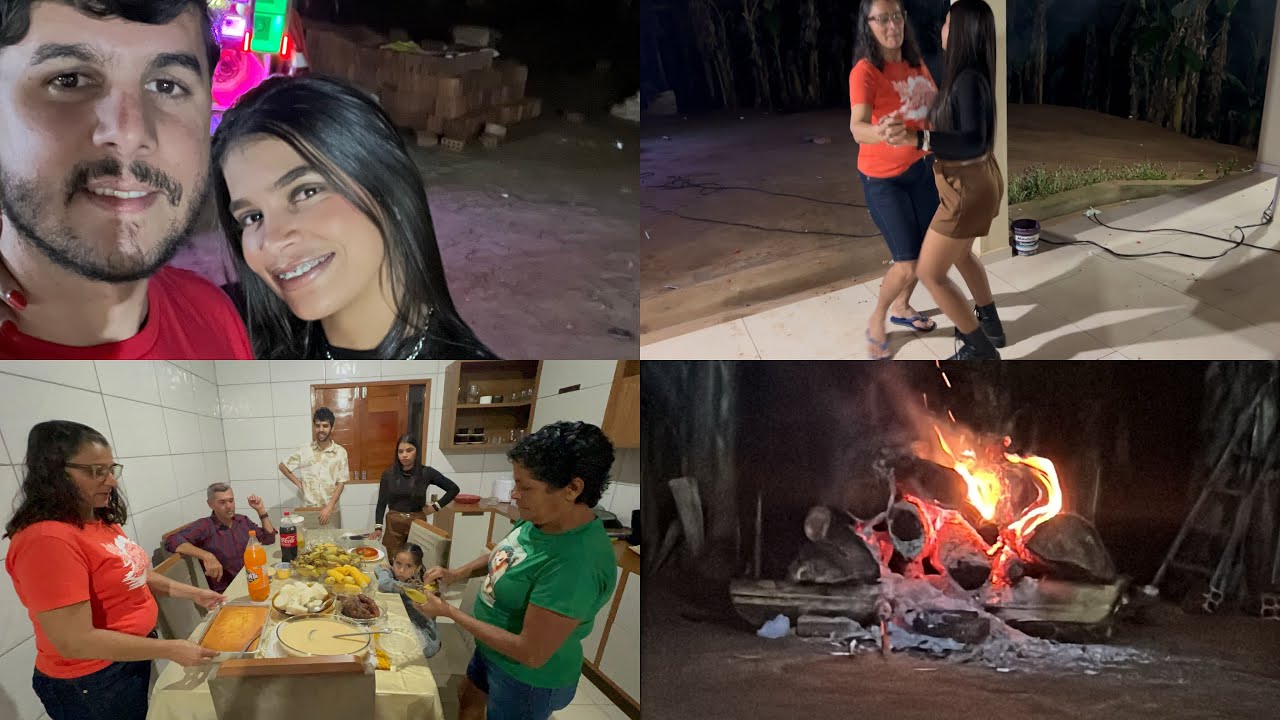 NOITE DE SÃO JOÃO EM FAMÍLIA | COM BANQUETE E FORRÓ !!! 🤩